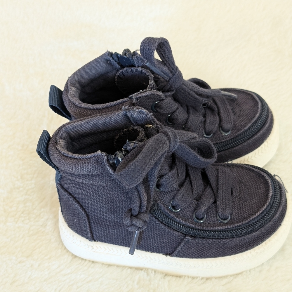 Great Condition: Billy Footwear Classic Lace Up with Zipper Kids 5 - Picture 2 of 15